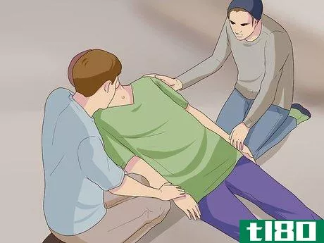 Image titled Carry an Injured Person Using Two People Step 3