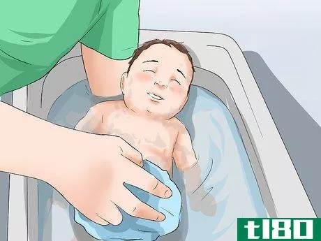Image titled Bathe a Baby Boy Step 7