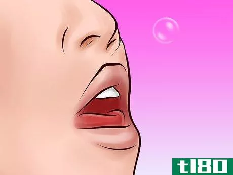 Image titled Blow Saliva Bubbles Step 5
