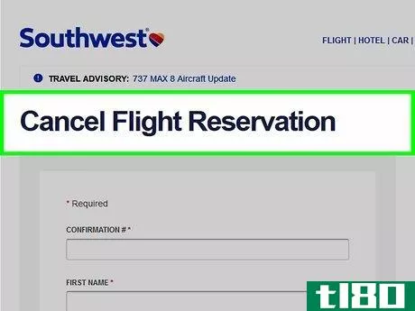 Image titled Cancel a Southwest Airlines Flight Step 2