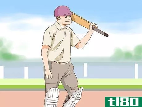 Image titled Bat Against Fast Bowlers Step 1
