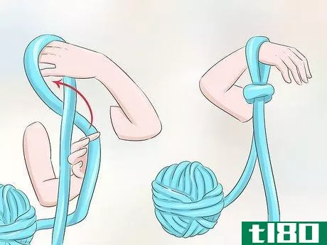 Image titled Arm Knit a Blanket Step 3