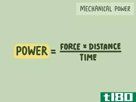 {\text{Power}}={\frac {{\text{Force}}*{\text{Distance}}}{{\text{Time}}}}