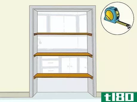 Image titled Build Adjustable Pantry Shelves Step 2