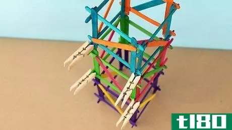 Image titled Build a Popsicle Stick Tower Step 14