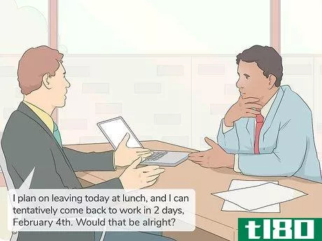 Image titled Ask a Manager for Emergency Leave Step 3