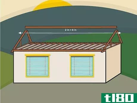 Image titled Build a Gable Roof Step 09