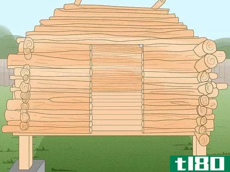 Image titled Build a Log House Step 17