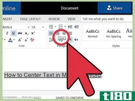 Image titled Center Text in Microsoft Word Step 2