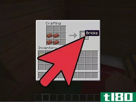 Image titled Build a Brick Fireplace With a Chimney in Minecraft Step 3