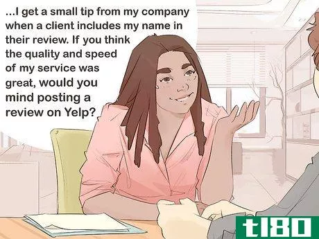 Image titled Ask Clients for a Yelp Review Step 4