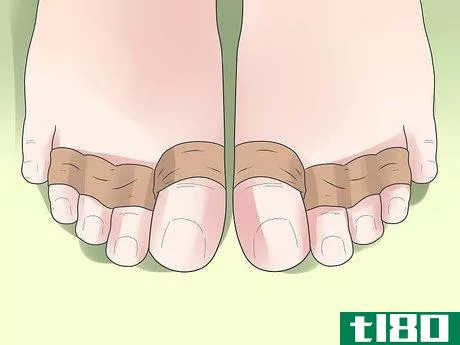 Image titled Tape Your Toes for Beam Step 3