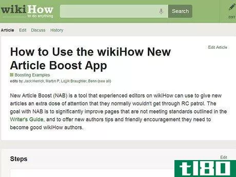 Image titled Become a New Article Booster on wikiHow Step 5
