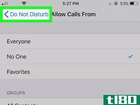Image titled Block All Incoming Calls on iPhone or iPad Step 6