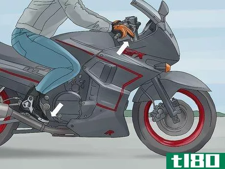 Image titled Brake Properly on a Motorcycle Step 12
