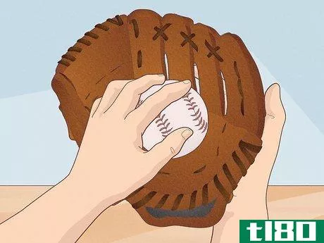 Image titled Break in a New Baseball Glove Step 3