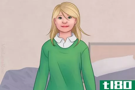 Image titled Young Woman in Sweater and Polo Shirt.png