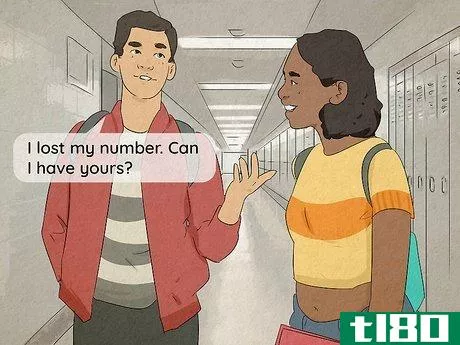 Image titled Ask a Girl for Her Number in a Funny Way Step 1