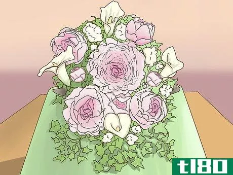 Image titled Arrange a Cascade Bridal Bouquet Step 12