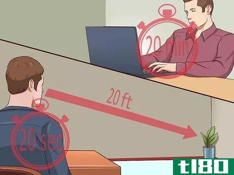 Image titled Avoid Eye Strain While Working at a Computer Step 1