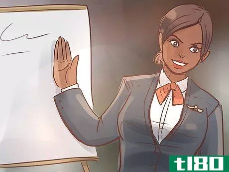 Image titled Become A Corporate Flight Attendant Step 4