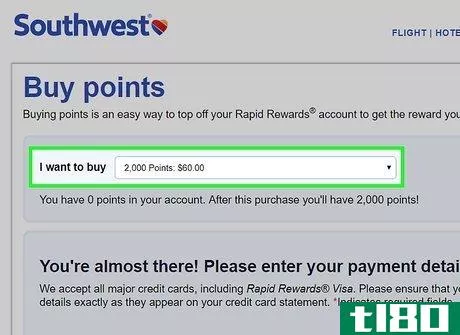 Image titled Buy Southwest Points Step 3