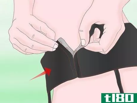 Image titled Attach Thigh Highs to a Garter Belt Step 1