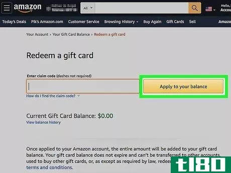 Image titled Apply a Gift Card Code to Amazon Step 7
