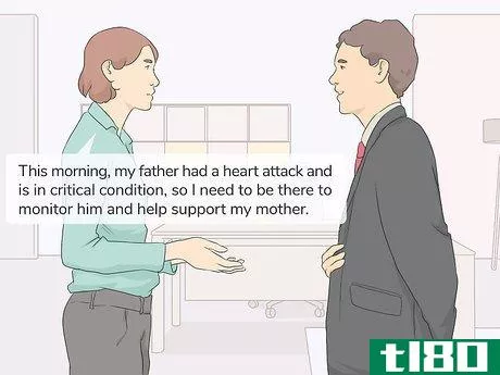 Image titled Ask a Manager for Emergency Leave Step 2