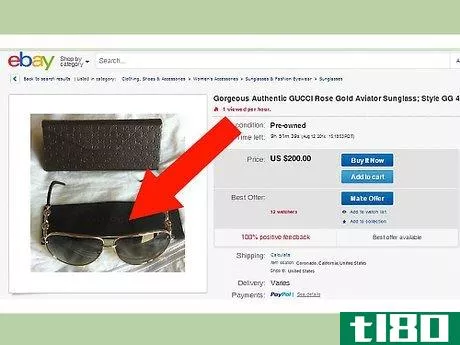 Image titled Avoid Purchasing Faux Designer Sunglasses at eBay Step 4