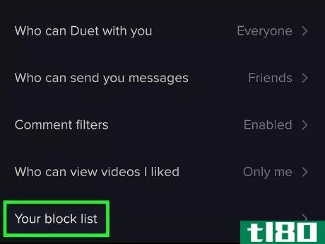 Image titled Block Users on TikTok Step 10