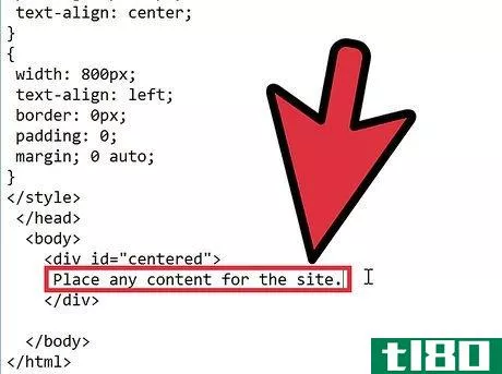 Image titled Center Web Page Content Using CSS Step 5