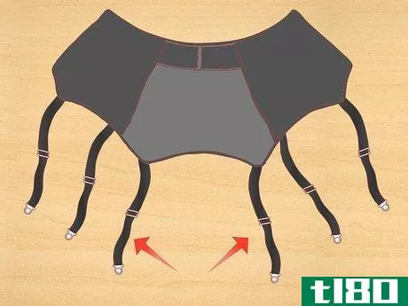 Image titled Attach Thigh Highs to a Garter Belt Step 8