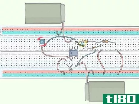 Image titled Build a Blinking Light Circuit Using Basic Components Step 14