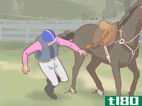 Image titled Avoid Injuries While Falling Off a Horse Step 3