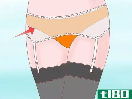 Image titled Attach Thigh Highs to a Garter Belt Step 10