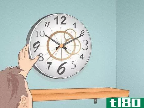Image titled Decorate Around a Large Wall Clock Step 1