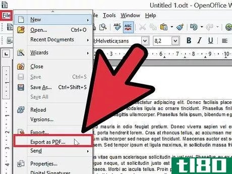 Image titled Create a PDF File with OpenOffice Step 5
