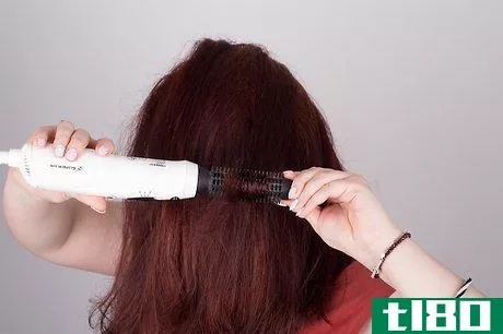 Image titled Curl Hair Using a Hot Air Brush Step 19