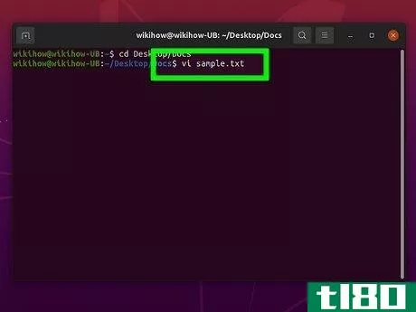 Image titled Create and Edit Text File in Linux by Using Terminal Step 10
