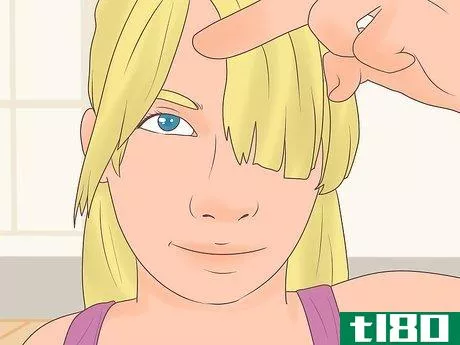 Image titled Cut Long Bangs with a Middle Part Step 12