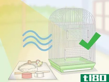 Image titled Clean a Caique Parrot Cage Step 11
