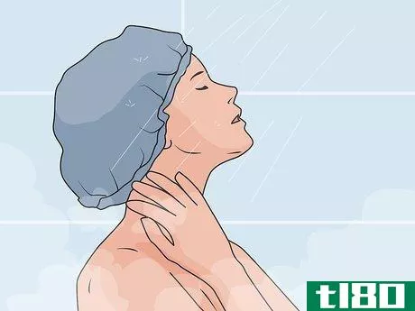 Image titled Cover Your Ear in the Shower Step 1