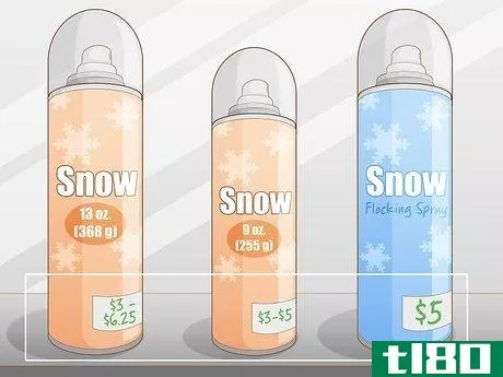 Image titled Choose a Can of Fake Snow Step 4