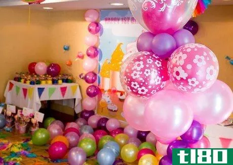 如何用气球装饰(decorate with balloons)