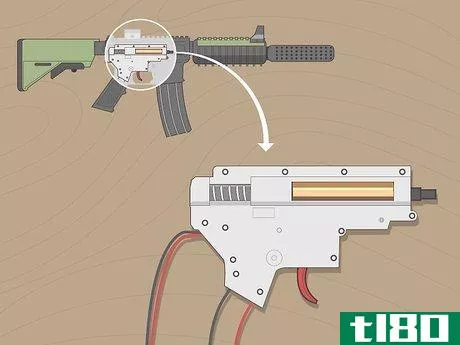 Image titled Convert an Airsoft Gun from an AEG to an HPA Step 1