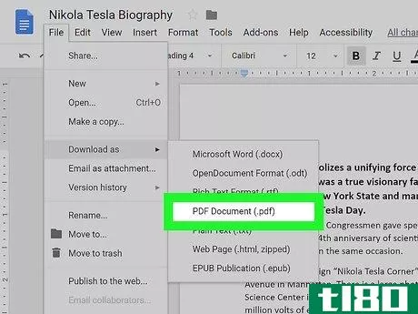 Image titled Convert a Microsoft Word Document to PDF Format Step 14