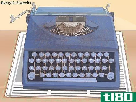 如何清洁打字机(clean a typewriter)