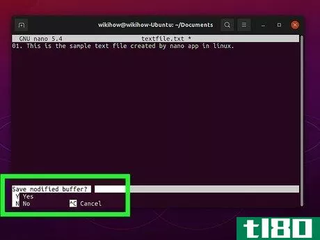Image titled Create a File in a Directory in Linux Step 17