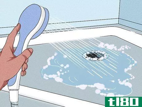 Image titled Clean a Fiberglass Shower Pan Step 10